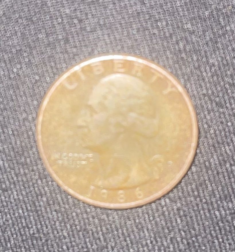 US Error Coin ~ 1986 D Quarter