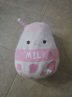Strawberry milk squishmallow