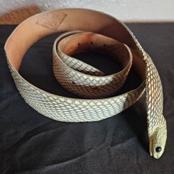 King Cobra Snake Skin Belt