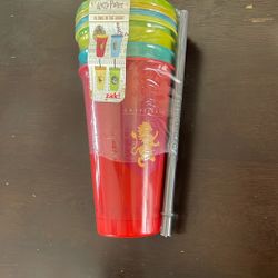Harry Potter 4-pack Glow In The Dark Tumblers 