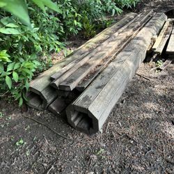 Pressure Treated Wood Columns 