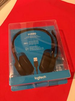 Logitech H390 USB Computer Headset NEW