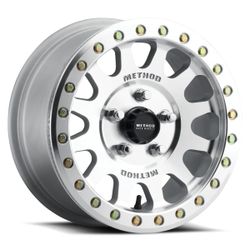 Method Race 401 Beadlock 15x7 5x114.3 +38mm Machined Raw 4pc Utv Wheels