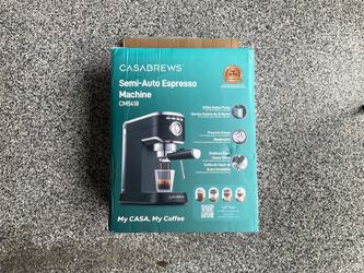 CASABREWS SEMI-AUTO ESPRESSO MACHINE NEW OPEN BOX