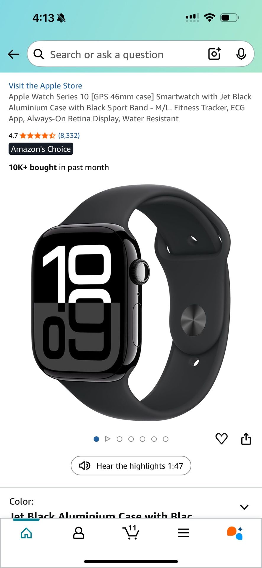 Brand new series 10 Apple Watch Still In Box