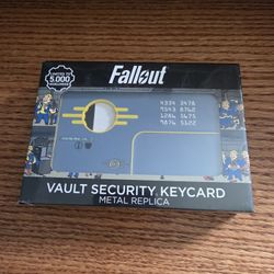 *Limited Edition* Fallout Metal Vault Security Key Card Replica - Stand Included