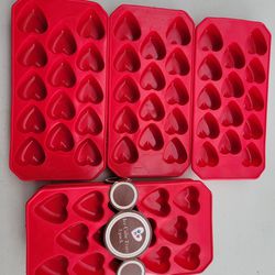 SILICON HEART MOLDS