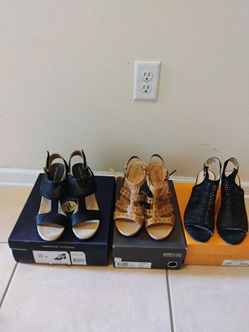 lot 3, women's shoes 10 M