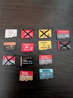 Various Micro SD Card