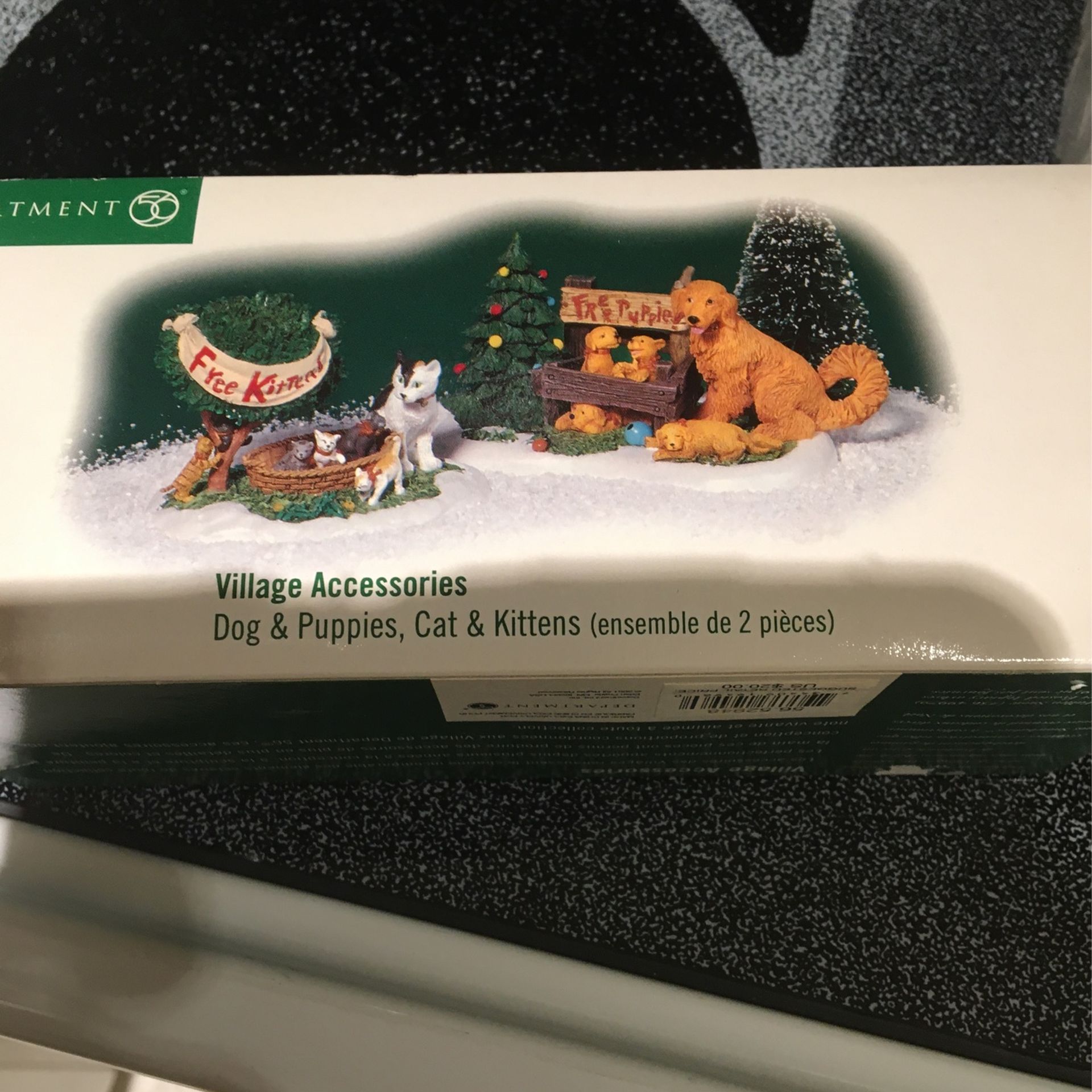 Department 56- Free  puppies and Free kittens