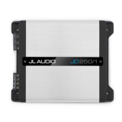 JL Audio JD250/1 Mono Amplifier + 10” W0v3 Subwoofer in Ported BassWedge Enclosure – 300W RMS Setup 