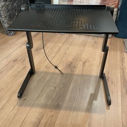 Foldable Revo Flex Stand Laptop Lap Standing Desk With Built In Fan