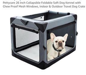 Pettycare 26 Inch Collapsible Foldable Soft Dog Kennel
