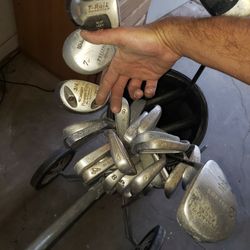 Golf Clubs And Bag