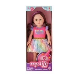My Life As Poseable Unicorn Trainer 18” Doll, Brunette Hair ⭐️NEW IN BOX⭐️