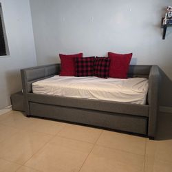 Twin Size Bed With Storage