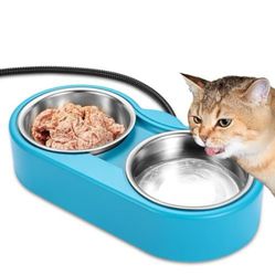 “New” double Cat Heated Bowels(removable)”Freeze Proof”