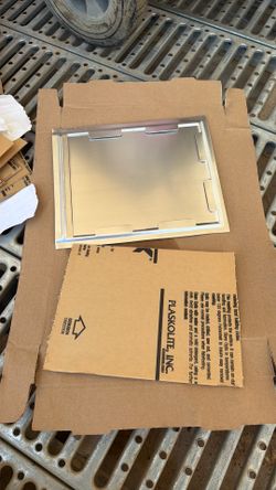 Aluminum card data holder with plex