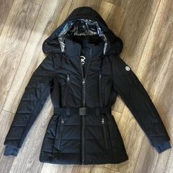 Michael Kors Belted Puffer Coat - Size Small