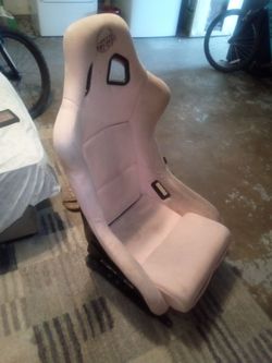 NRG pink bucket seat