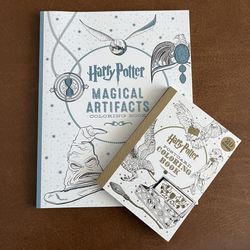 2 Harry Potter Coloring Book (1 Regular Paper, 1 Postcards) 