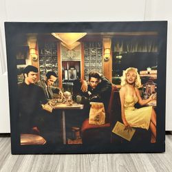 Marilyn Monroe Diner Canvas