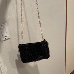 Black Leather purse