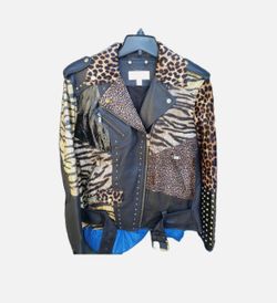 Michael kors leather jacket
