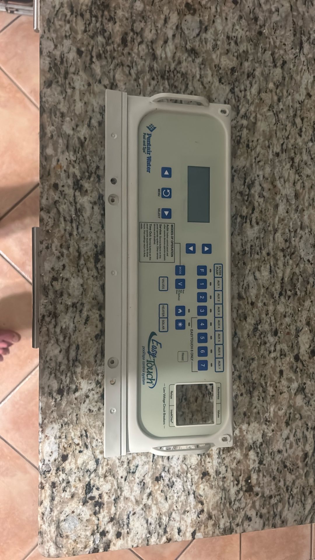 Pentair Easy touch Board