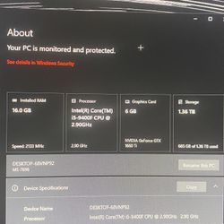 💻 Full Gaming Setup for Sale – GTX 1660 Ti | i5-9400F | 16GB RAM | SSD + HDD | Samsung Monitor + Gaming Chair 