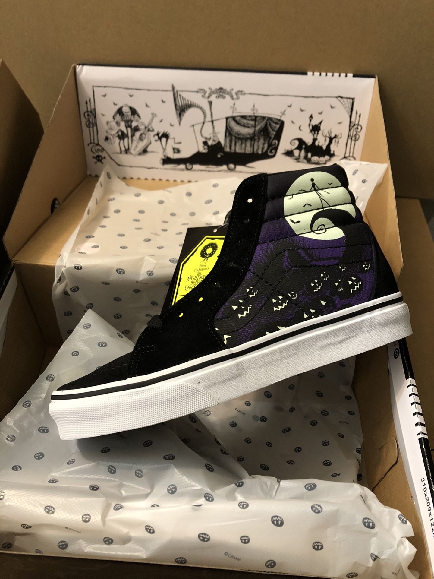 Vans X Disney nightmare before Christmas 5M/ 6.5W