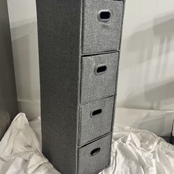 4 Drawer Storage Shelf / Fabric Cabinet 