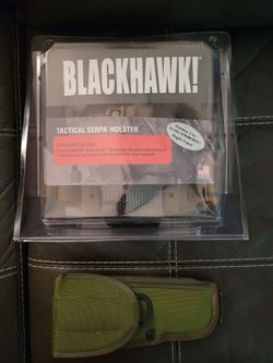 TACTICAL SERPA HOLSTER WITH EXTRA GREEN HOLSTER!