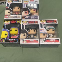 Avatar The last Airbender/Stranger Things Pop Funko Lot 