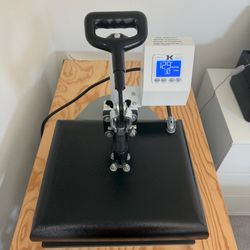 Geo Knight DK14S 12x14 Digital Swing-Away Heat Press - Very Good Condition