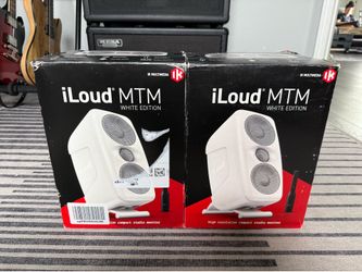 IK Multimedia iLoud MTM White Edition Studio Monitor Speakers (Pair)