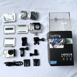 GoPro Hero 4 Black – Excellent Condition + Extra Battery + Original Packaging