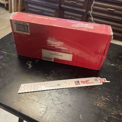 Milwaukee 48-01-7016 9 in. Fleam Ground Sawzall Blade 100 Pk    NEW!