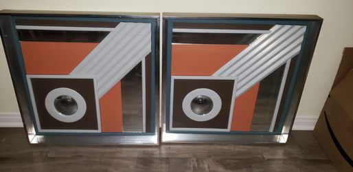 VINTAGE MODERN TURNER WALL MIRRORS