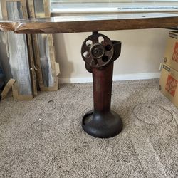 Industrial Bar Height Table