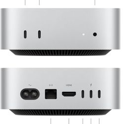 Apple 2024 Mac mini Desktop Computer with M4 chip with 10‑core CPU and 10‑core GPU: Built for Apple Intelligence, 16GB Unified Memory, 256GB SSD Stora