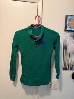 Ralph lauren Big Pony Mesh Long-Sleeve Polo Shirt Small (8