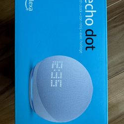 Brand New Unopened Amazon Echo Dot 5 Th Generation With Clock