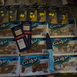 Surf Fishing Lot: Gulp Sand Fleas, Tsunami Pompano Rigs, Sabikis