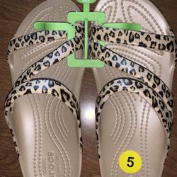 Ladies Kadee  ll Leopard Sandal Size 5 Nwt