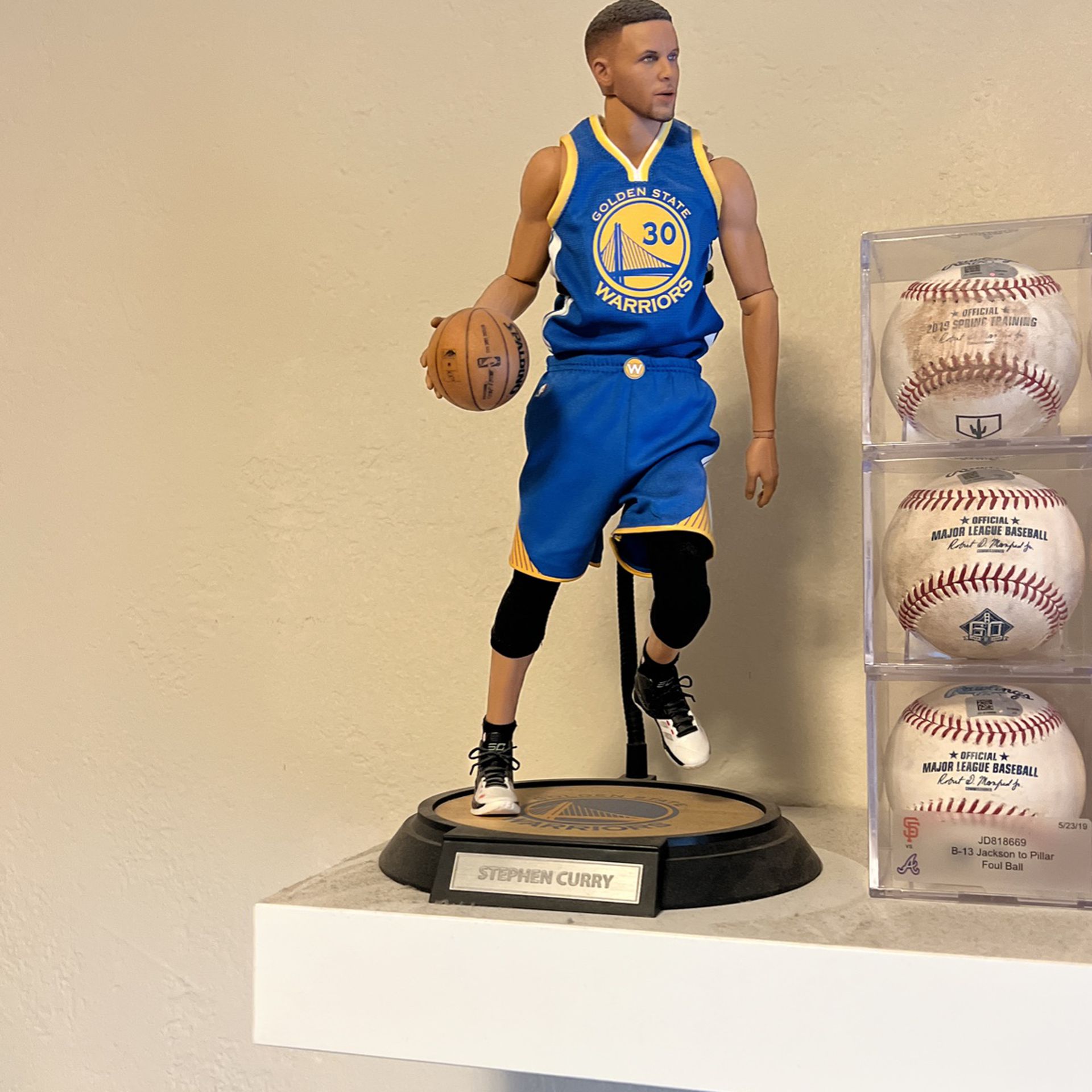 Custom 1/6 Stephen Curry Golden State Warrior jersey TOYs 30 fit enterbay