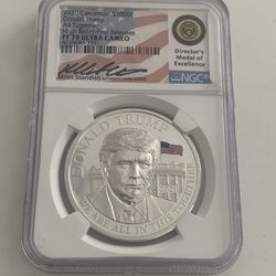 2020 West Africa Trump Coin Silver