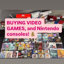 BUYING VIDEOGAMES and Nintendo Consoles