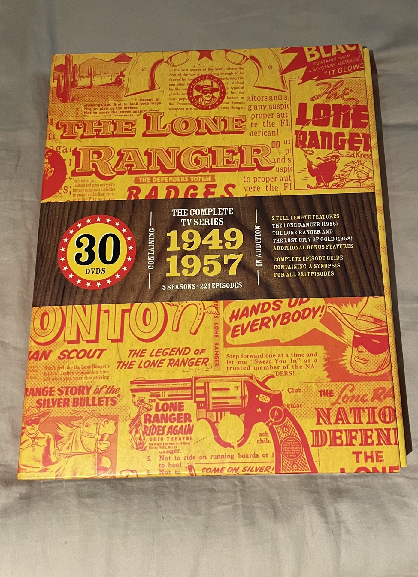 The Lone Ranger Collector's Edition : 5 Seasons / 30 DvDs / 221 Episodes