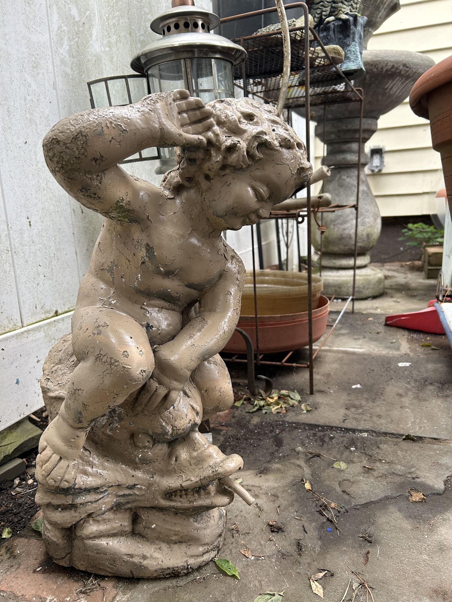 Vintage Garden Statue 28"H